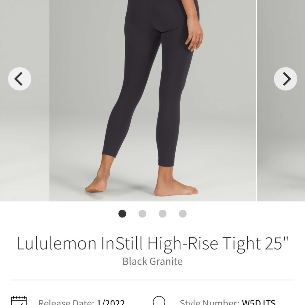 lululemon InStill High Rise Tight 25” - Picture 6 of 6